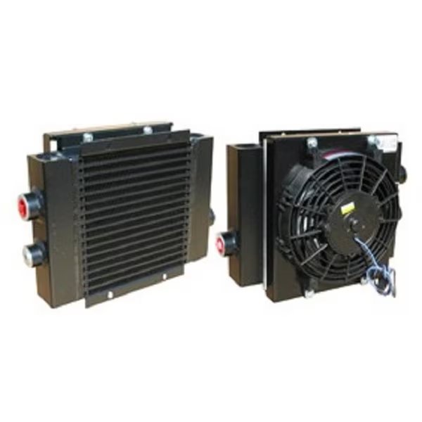 DCS Series (with Fan and Shroud): 3.5-45 GPM, 11.73 L x 15.98 W x 4.84 Depth, SAE 12 Ports, Akg, Mfr#: 258300